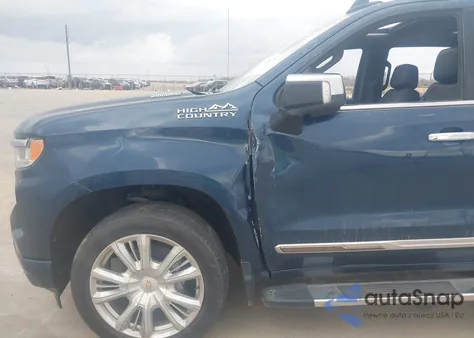 2022 Chevrolet Silverado 1500 4Wd Short Bed High Country из США, поврежденный, VIN 3GCUDJET1NG668701